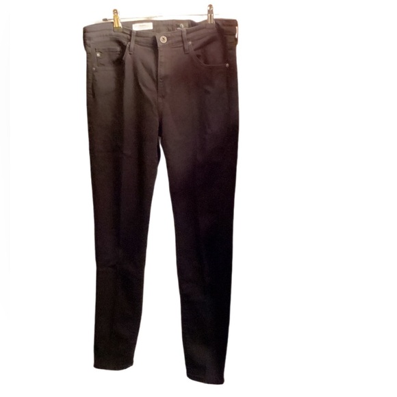 AG "prima" cigarette leg Black casual trendy fitted stretch 5 pocket jean 30 - Picture 2 of 5